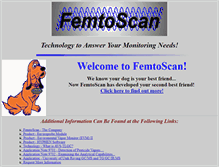 Tablet Screenshot of femtoscan.com